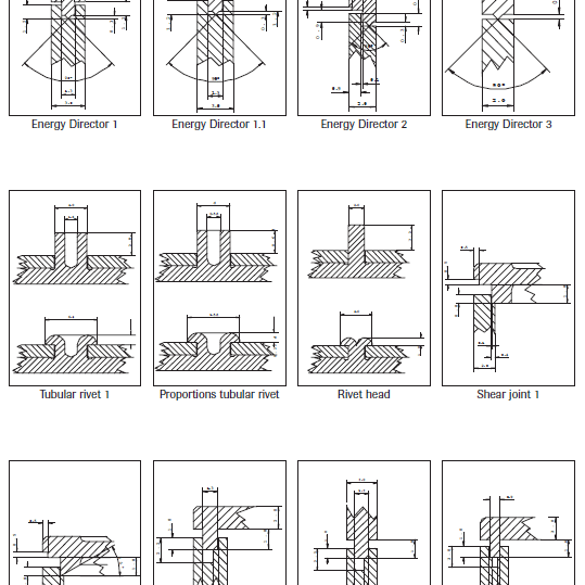 Erilaisia ultraaanihitsausharjoja